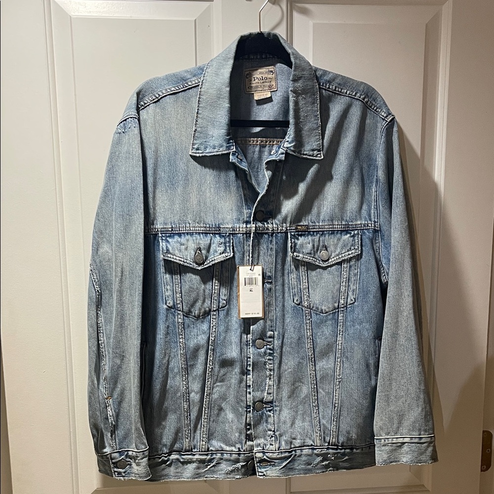 Polo by Ralph Lauren Men's Light Blue Denim Jacket